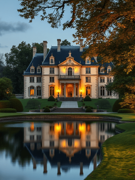 the Champagne and the&nbsp;chateau