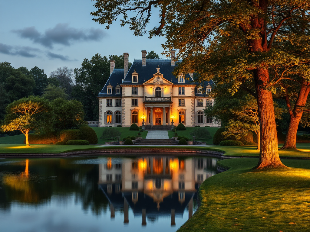 the Champagne and the&nbsp;chateau